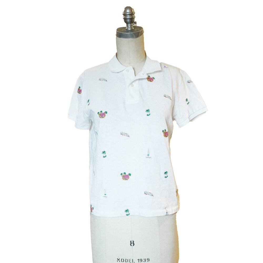 Polo Ralph Lauren Embroidered Hawaiian Golf Polo